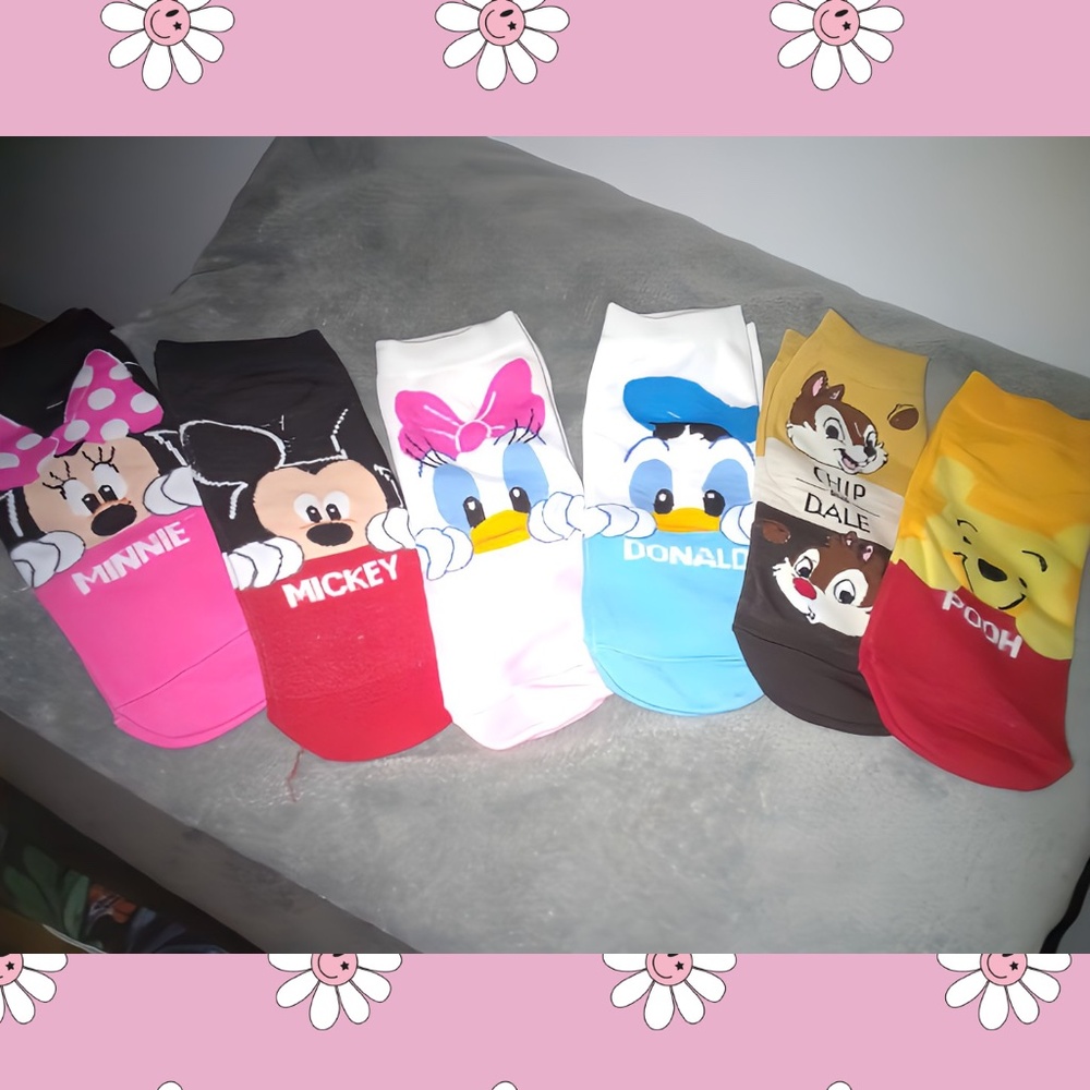 Disney characters socks